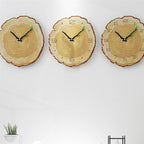 Wall Clock | Wooden Tree Ring Design & Silent Movement | 30 cm