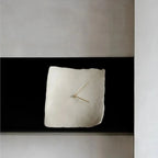 Wall Clock | Wrinkled Resin & Silent Quartz | 26 x 27 cm
