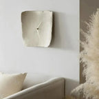 Wall Clock | Wrinkled Resin & Silent Quartz | 26 x 27 cm
