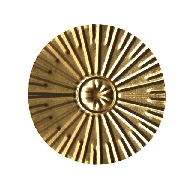 Wall Decor | Metal Round Design | Gold Finish