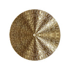 Wall Decor | Metal Round Design | Gold Finish
