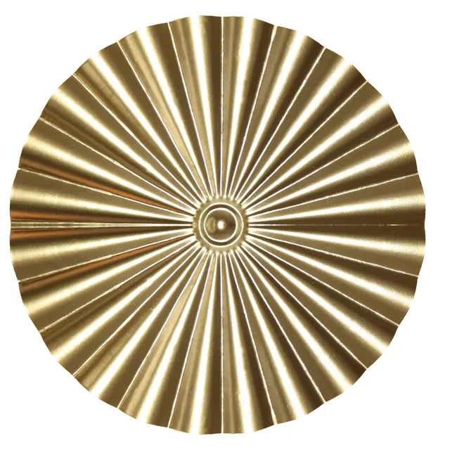 Wall Decor | Metal Round Design | Gold Finish