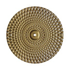Wall Decor | Metal Round Design | Gold Finish