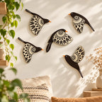 Wall Decor | Wooden Bird | 5-Piece Set