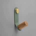 Wall Hook | Sturdy Iron & Oak Accent