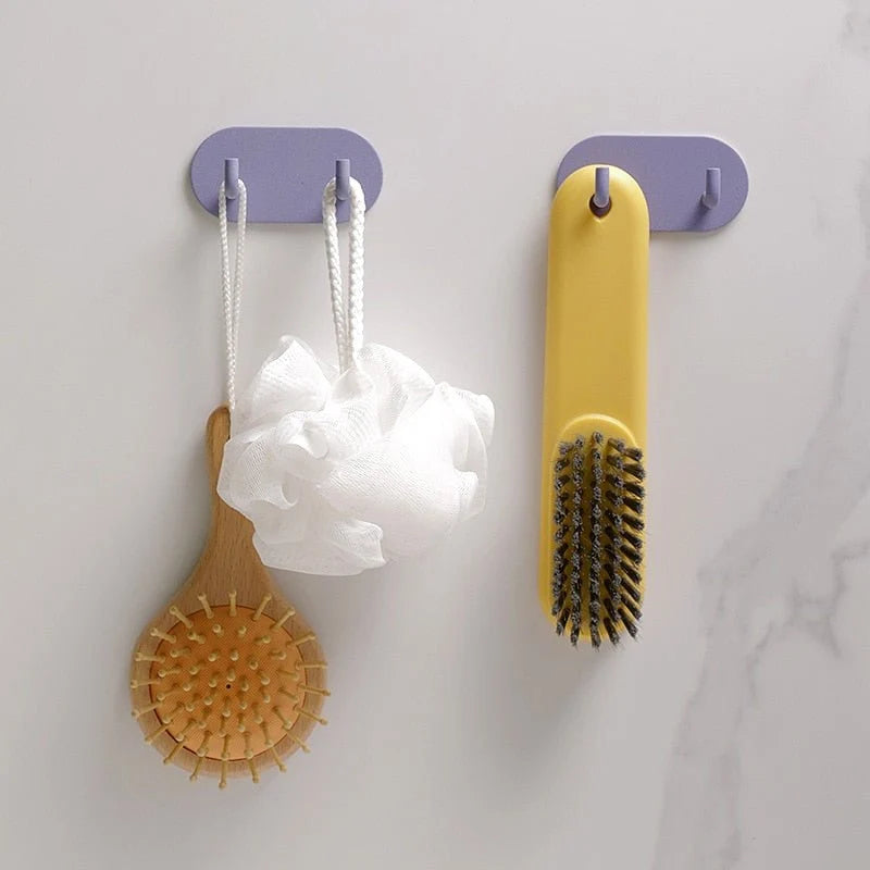 Wall Hooks | Iron Self-Adhesive & Drill-Free | Holds Up To 2 kg