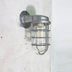Wall Lamp | Aluminum & Clear Glass | Damp-Rated