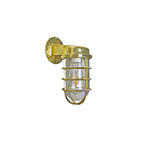 Wall Lamp | Aluminum & Clear Glass | Damp-Rated