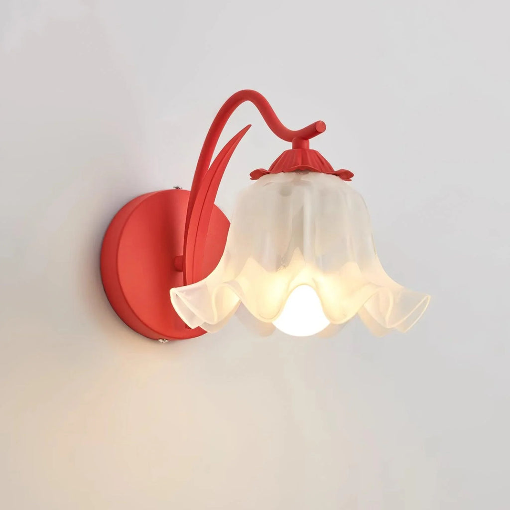 Wall Lamp | Botanical Stem Metal & Acrylic Dimmable | 20 cm Diameter