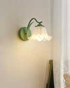 Wall Lamp | Botanical Stem Metal & Acrylic Dimmable | 20 cm Diameter