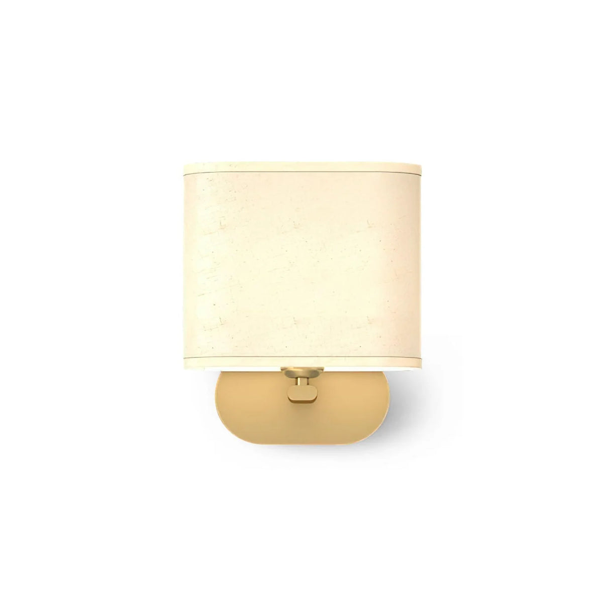 Wall Lamp | Brass Body & Linen Shade
