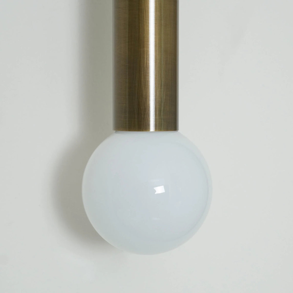 Wall Lamp | Brass Body & Marble Accent | 48 cm Height