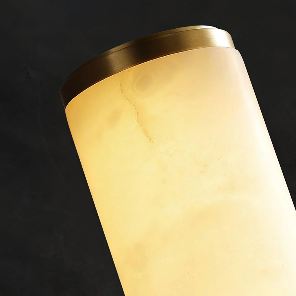 Wall Lamp | Dimmable Brass & Alabaster