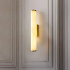 Wall Lamp | Dimmable Brass & Alabaster