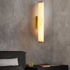Wall Lamp | Dimmable Brass & Alabaster