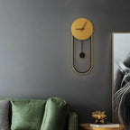Wall Lamp | Hardwired LED Light & Battery Clock