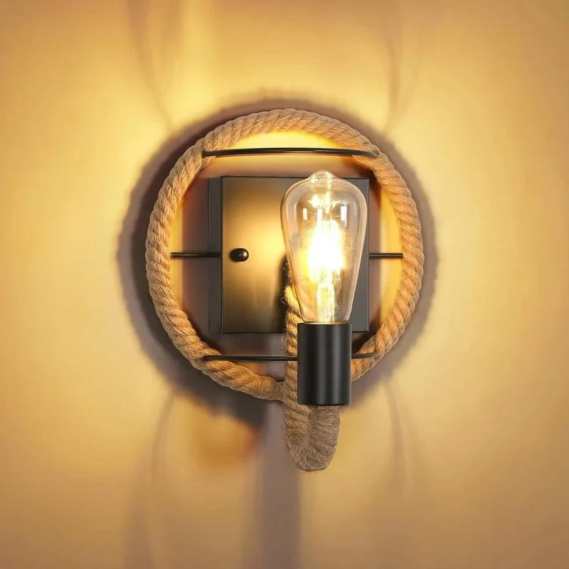 Wall Lamp | LED Ribbon-Inspired Metal | Black