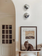 Wall Lamp | Metal Body & Damp-Rated | Two Sizes 18 & 28 cm