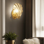 Wall Lamp | Minimalist Glass Shade & Button Switch | 20 cm