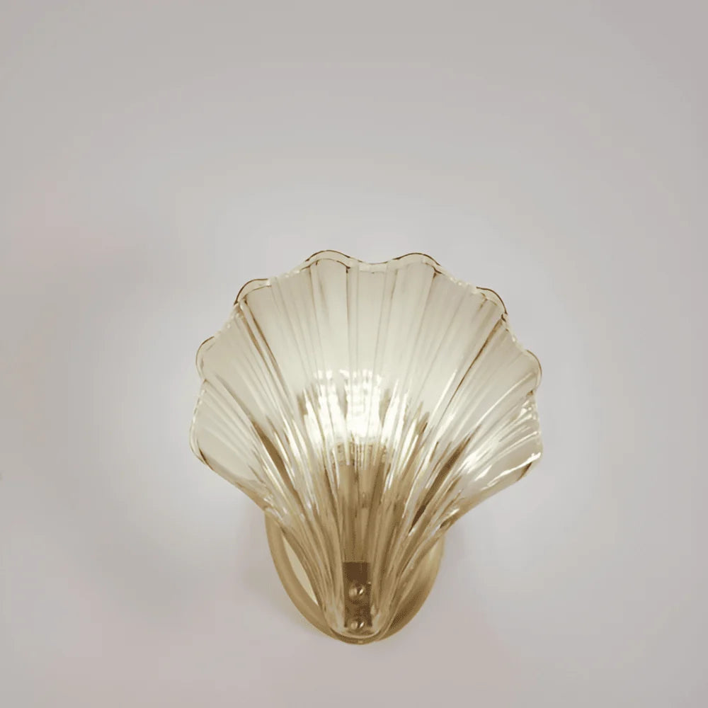 Wall Lamp | Minimalist Glass Shade & Button Switch | 20 cm