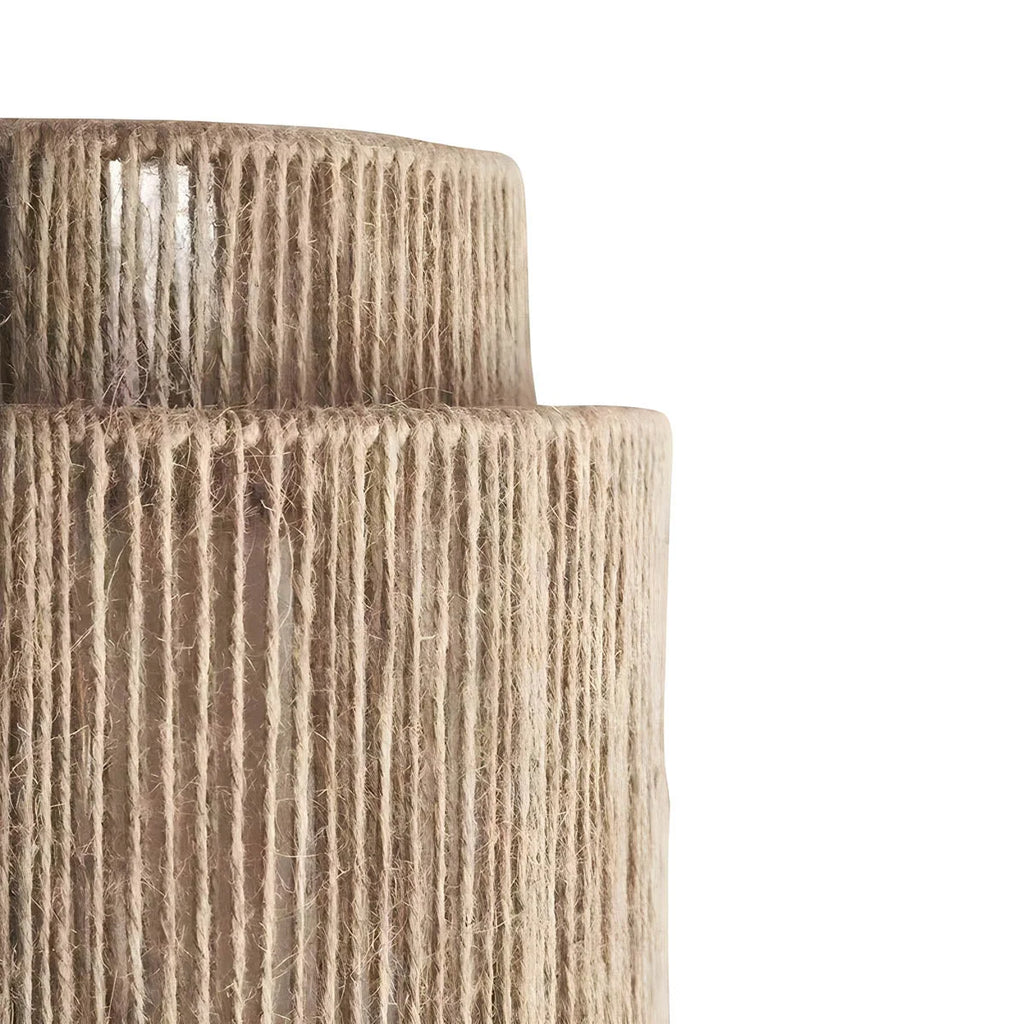 Wall Lamp | Natural Rope & Warm LED Glow | E27 Bulb Included