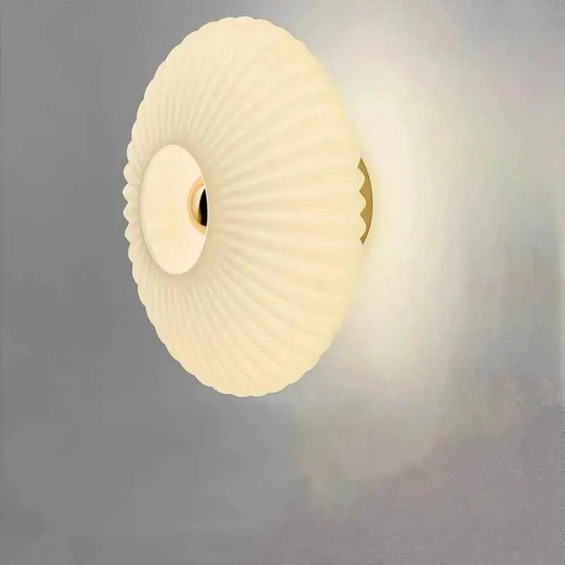 Wall Lamp | Nordic Glass Shade & Metal Frame
