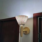 Wall Lamp | Nordic Pleated Fabric Shade | LED Included