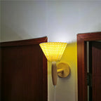 Wall Lamp | Nordic Pleated Fabric Shade | LED Included