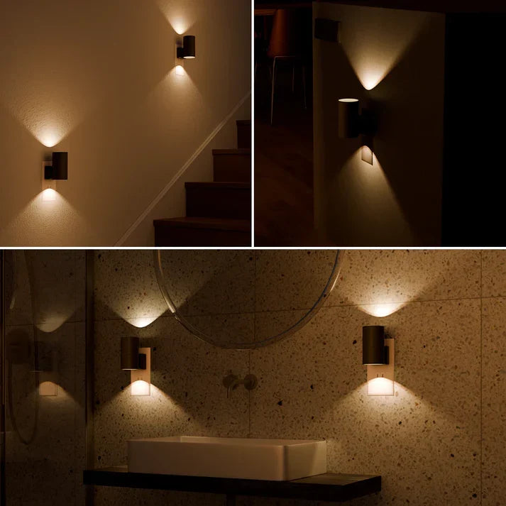 Wall Lamp | Plug-In Dimmable LED & Day-Night Sensor