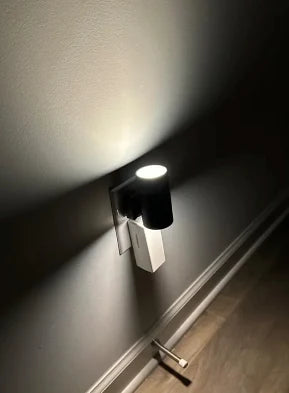 Wall Lamp | Plug-In Dimmable LED & Day-Night Sensor