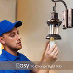 Wall Lamp | Retro Industrial Metal & E27 Compatible