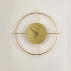 Wall Lamp | Warm LED & Built-In Clock | Metal & Acrylic