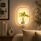 Wall Lamp | Warm White LED & Glass Vase