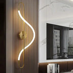 Wall Light | Integrated Warm White LED Iron & Acrylic | Matte Black
