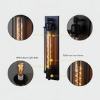 Wall Light | Vintage LED Design & Warm Light | 45 x 15 cm