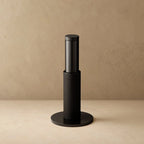 Wall-Mounted Door Stopper | Solid Brass & Rubber Bumper