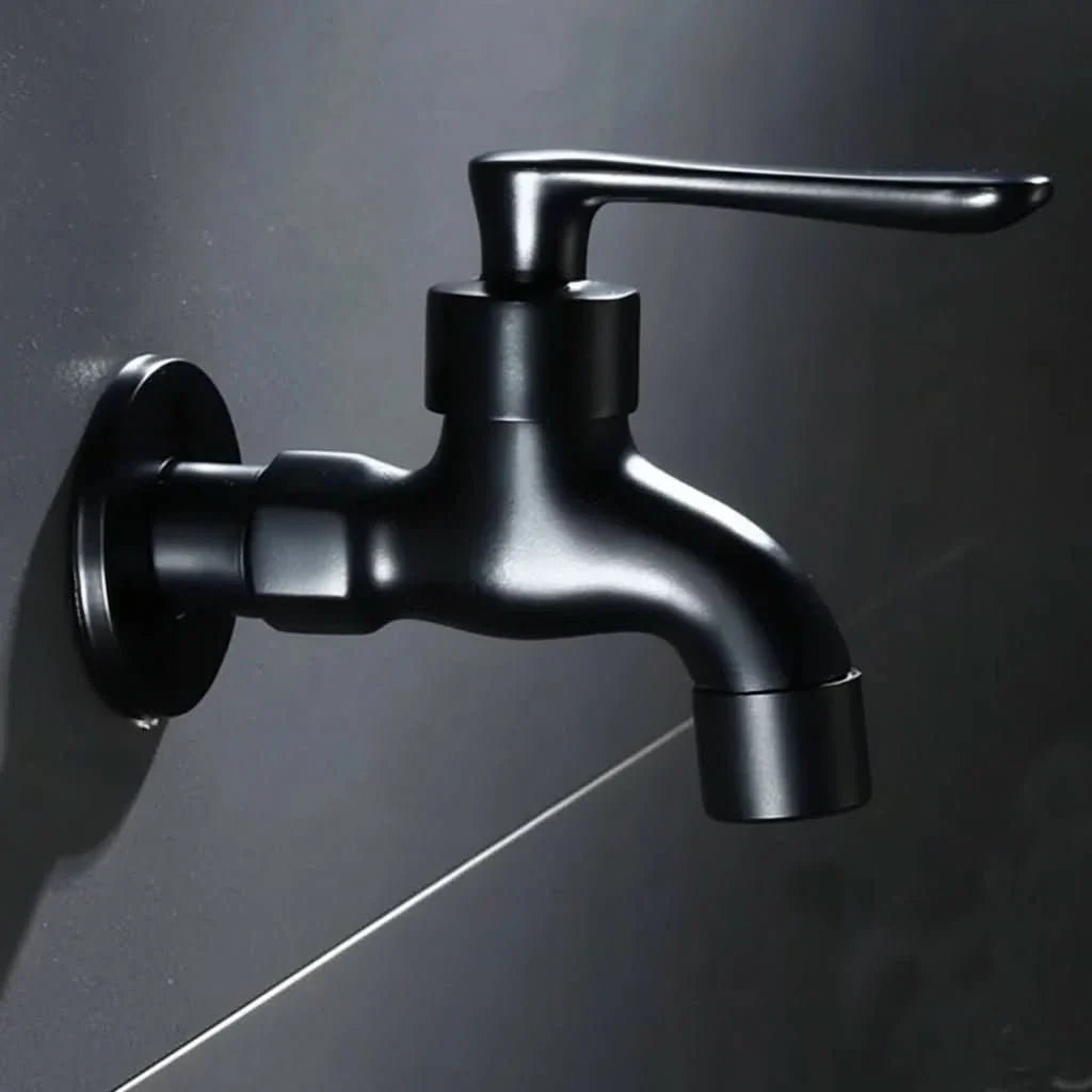 Wall-Mounted Faucet | Solid Brass & Matte Black