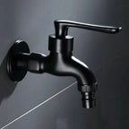 Wall-Mounted Faucet | Solid Brass & Matte Black