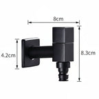 Wall-Mounted Faucet | Solid Brass & Matte Black