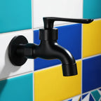 Wall-Mounted Faucet | Solid Brass & Matte Black