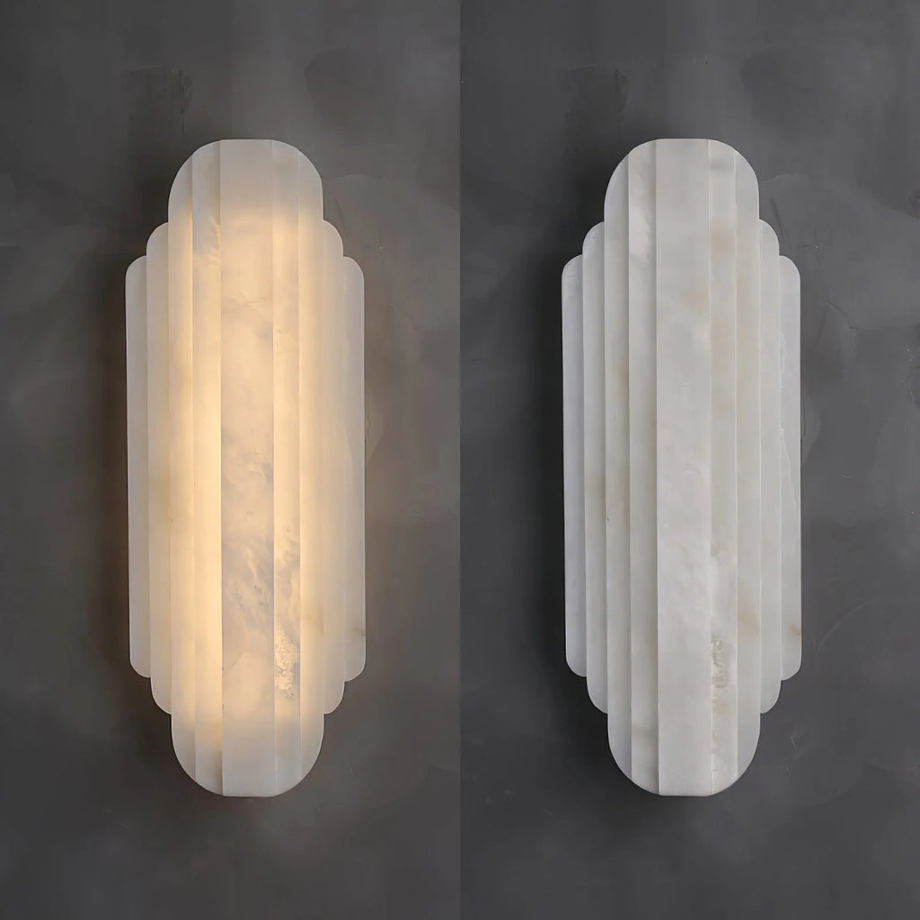Wall Sconce | Alabaster Integrated LED Warm Light