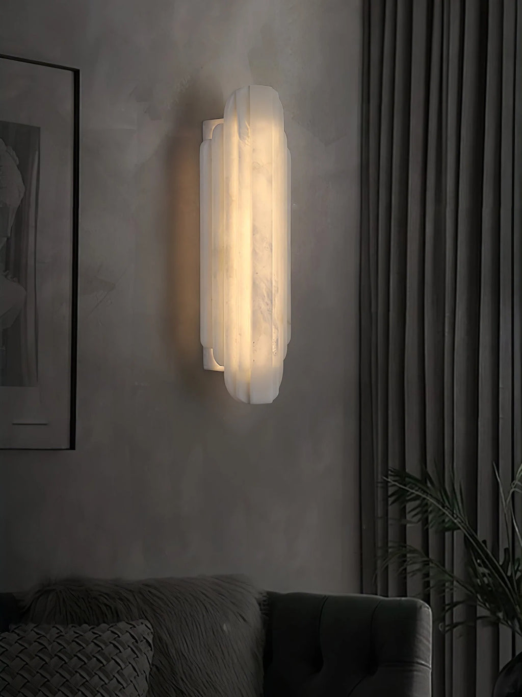 Wall Sconce | Alabaster Integrated LED Warm Light