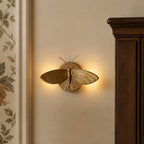 Wall Sconce | Art Deco Moth Design | Resin Construction & Vintage Style