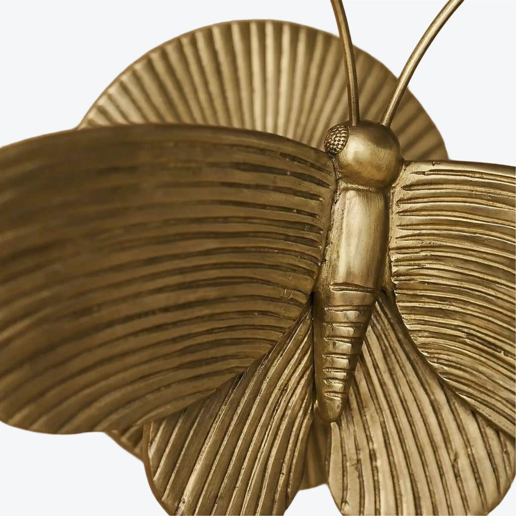 Wall Sconce | Art Deco Moth Design | Resin Construction