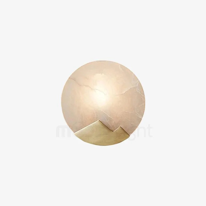 Wall Sconce | Brass & Alabaster | Soft Ambient Glow