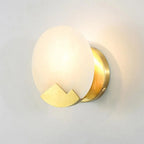 Wall Sconce | Brass & Alabaster | Soft Ambient Glow