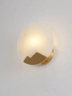 Wall Sconce | Brass & Alabaster | Soft Ambient Glow