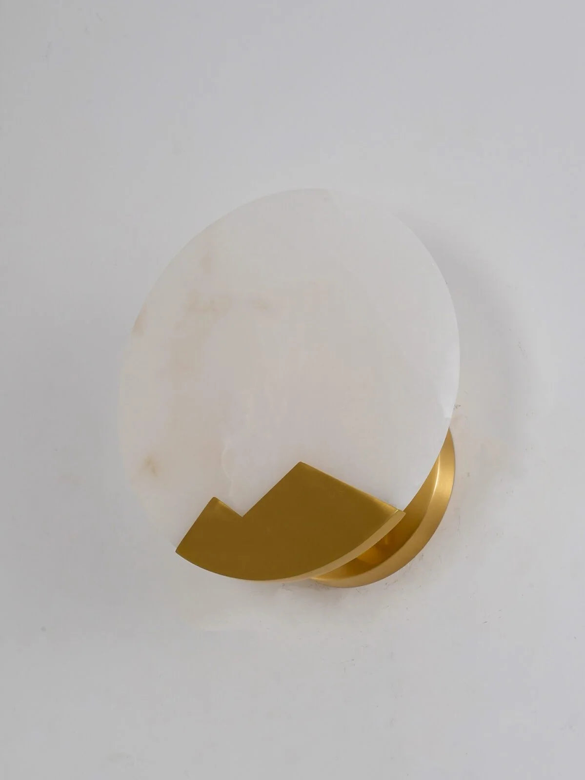 Wall Sconce | Brass & Alabaster | Soft Ambient Glow
