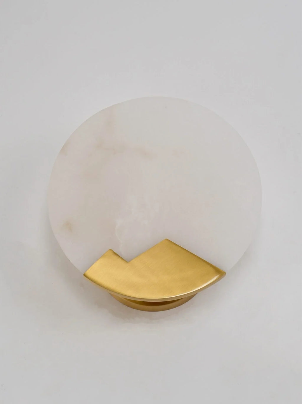 Wall Sconce | Brass & Alabaster | Soft Ambient Glow