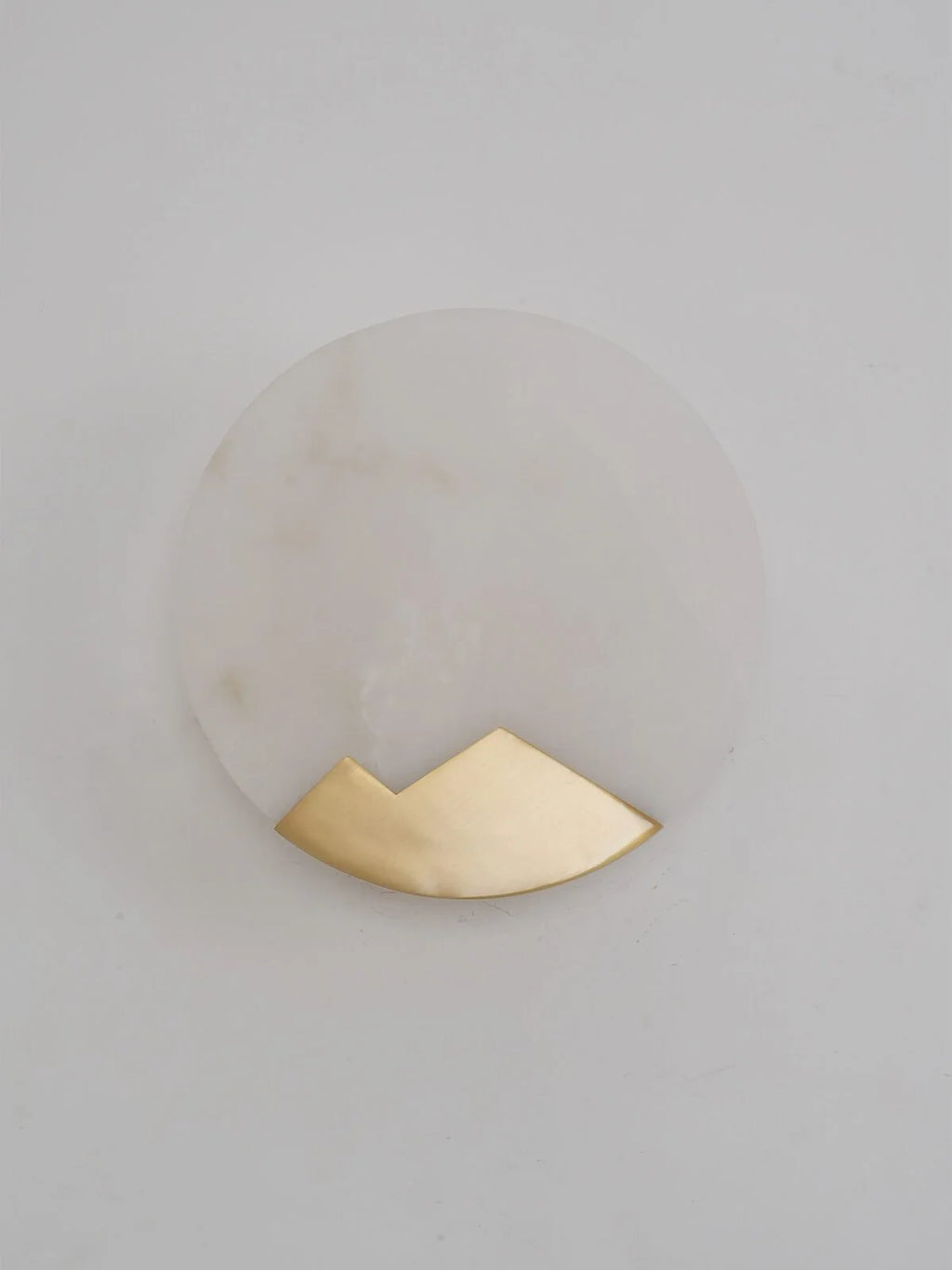 Wall Sconce | Brass & Alabaster | Soft Ambient Glow